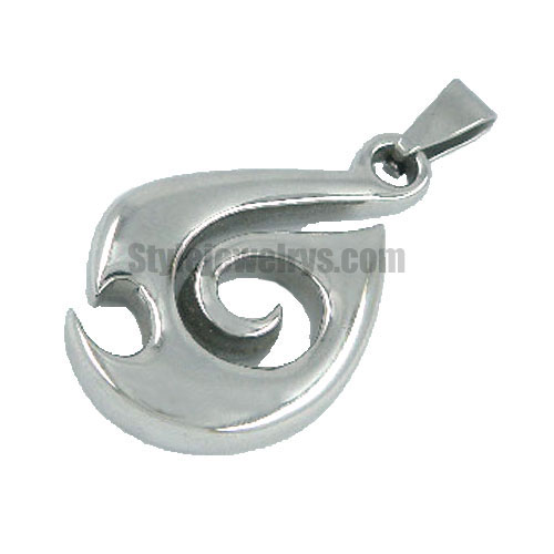 Stainless steel jewelry tribal symbol pendant SWP0037 - Click Image to Close